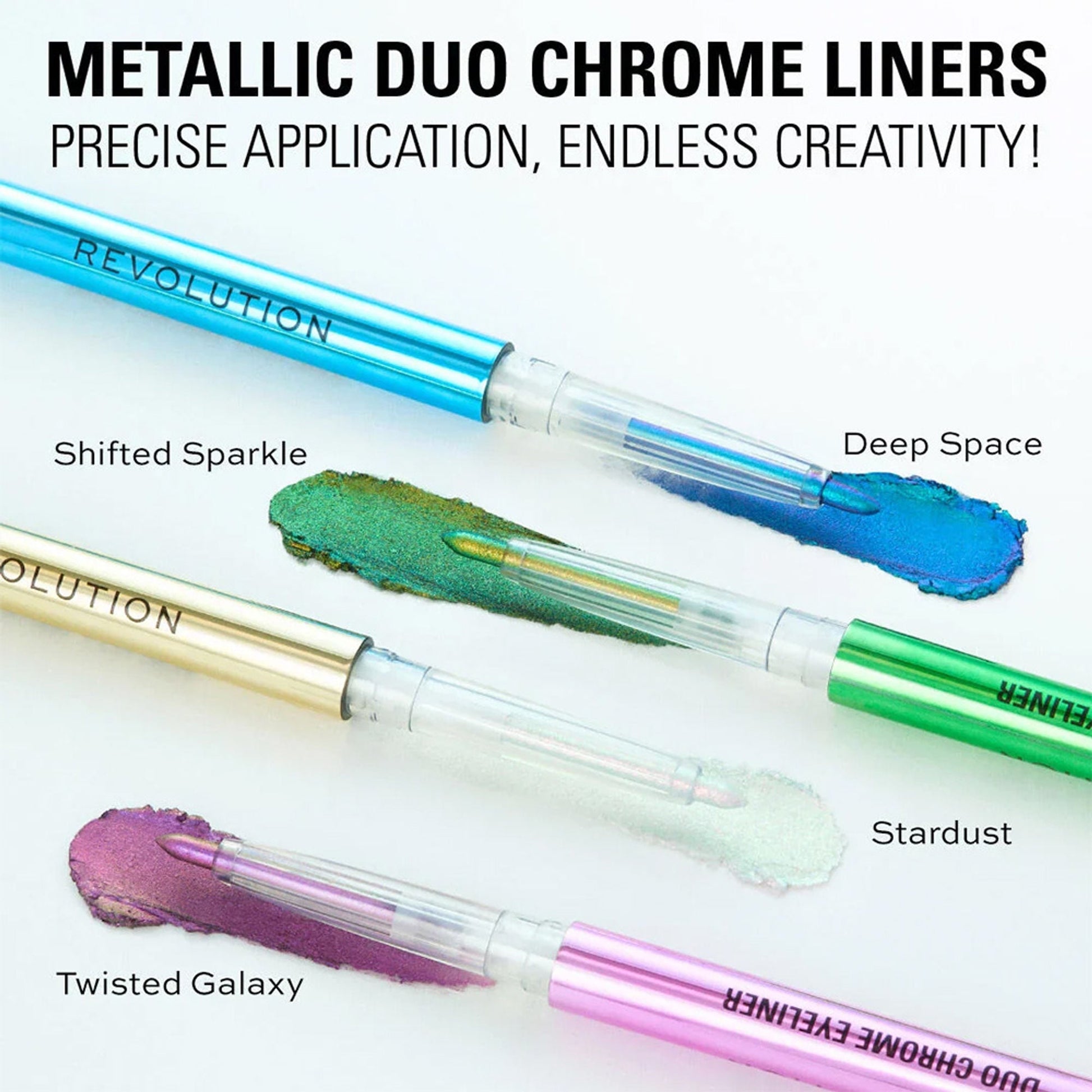 Makeup Revolution Metallic Duochrome Eyeliner - Deep Space