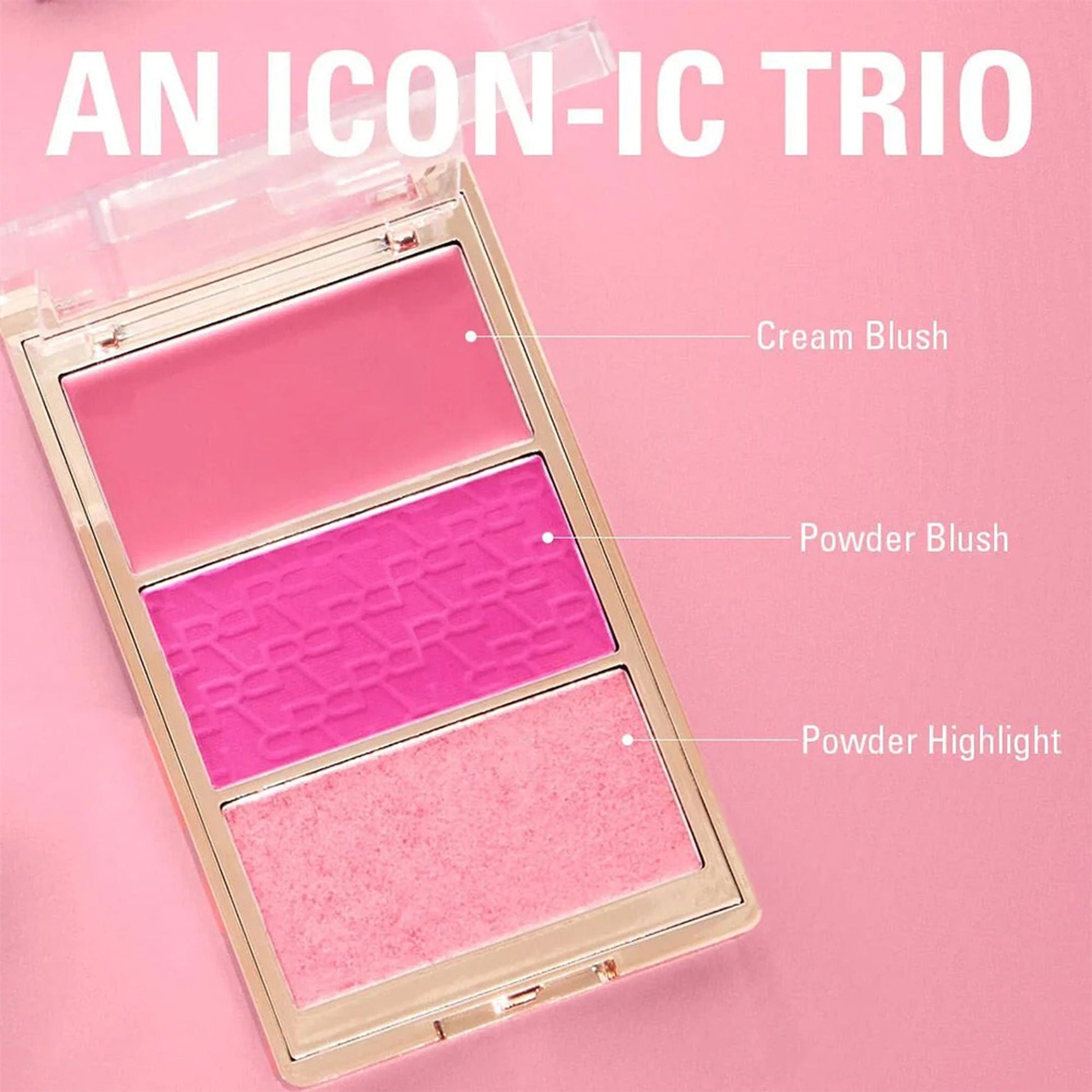 Makeup Revolution Blush Icon Palette - Hot Pink Flag