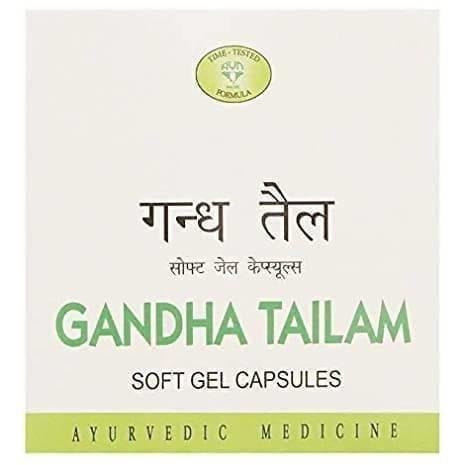 Avn Ayurveda Gandha Tailam Soft Gel Capsules | Grab2Buy