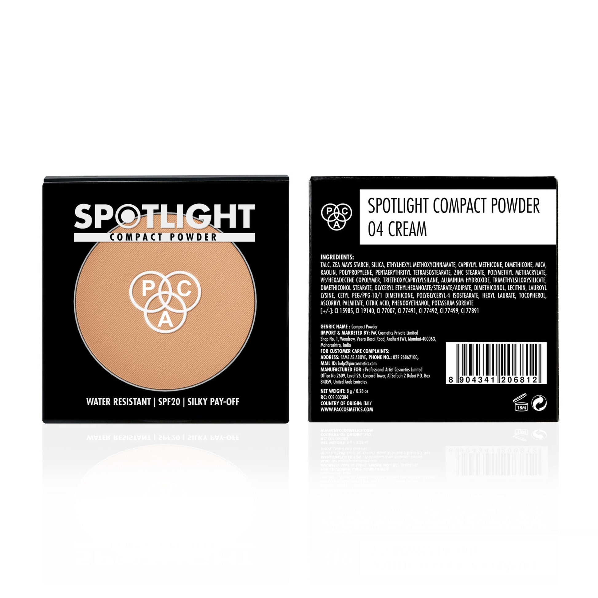 PAC Studio Spotlight Compact Powder - 04 Cream