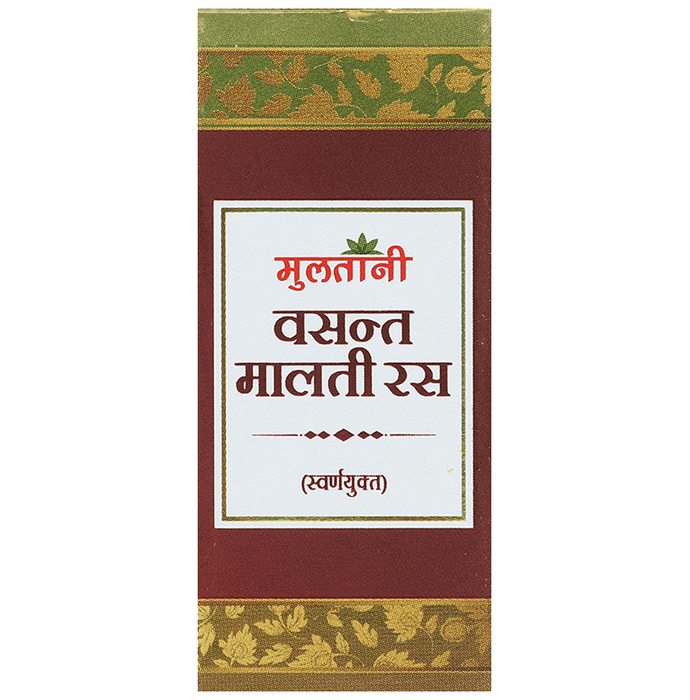 Multani Vasant Malati Ras with Gold Tablet 