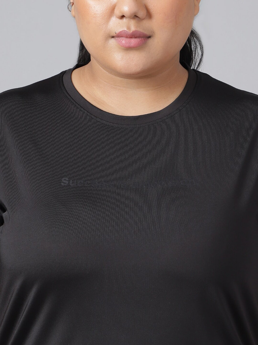 MKH Plus Size Drop-Shoulder Sleeves Dri-FIT Relaxed Fit Training T-shirt 