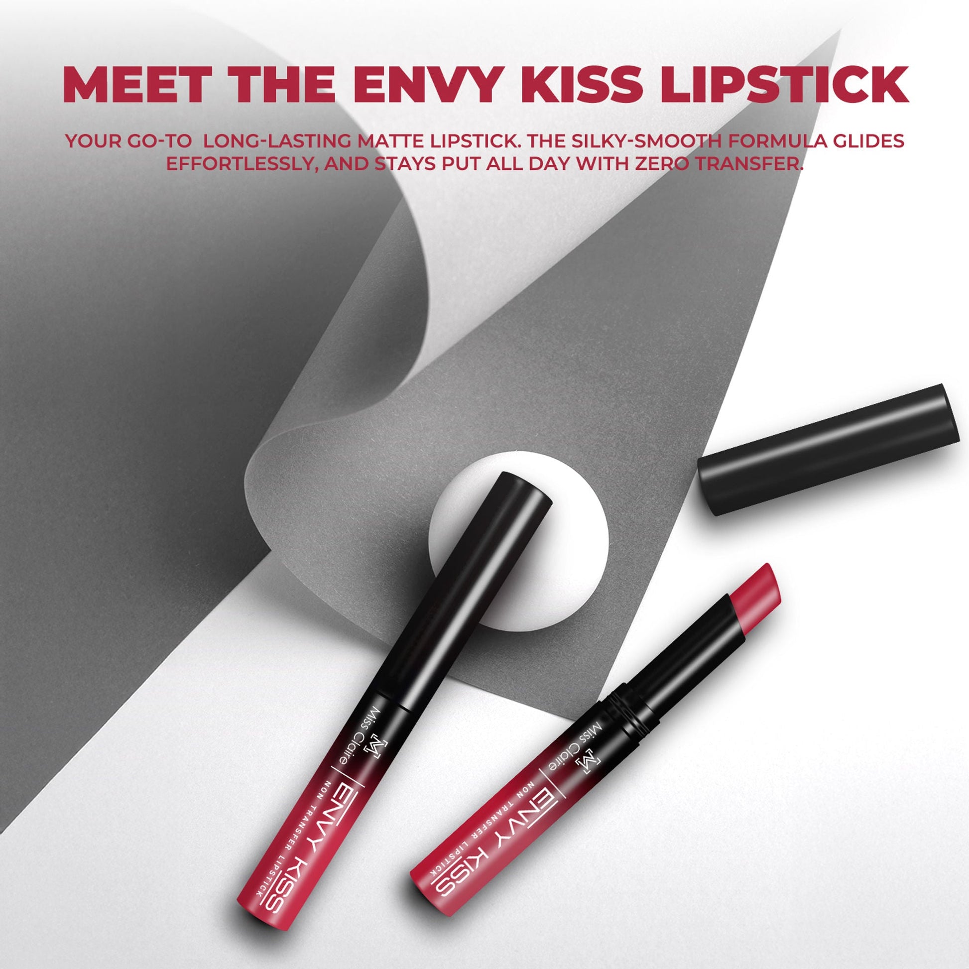 Miss Claire Envy Kiss Non Transfer Lipstick - 21 Double Date