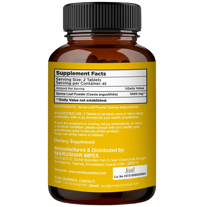 Minature Senna Tablets 