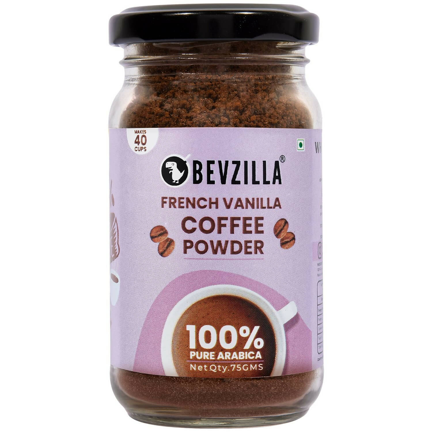 Bevzilla Instant Coffee Powder (French Vanilla Flavour) 