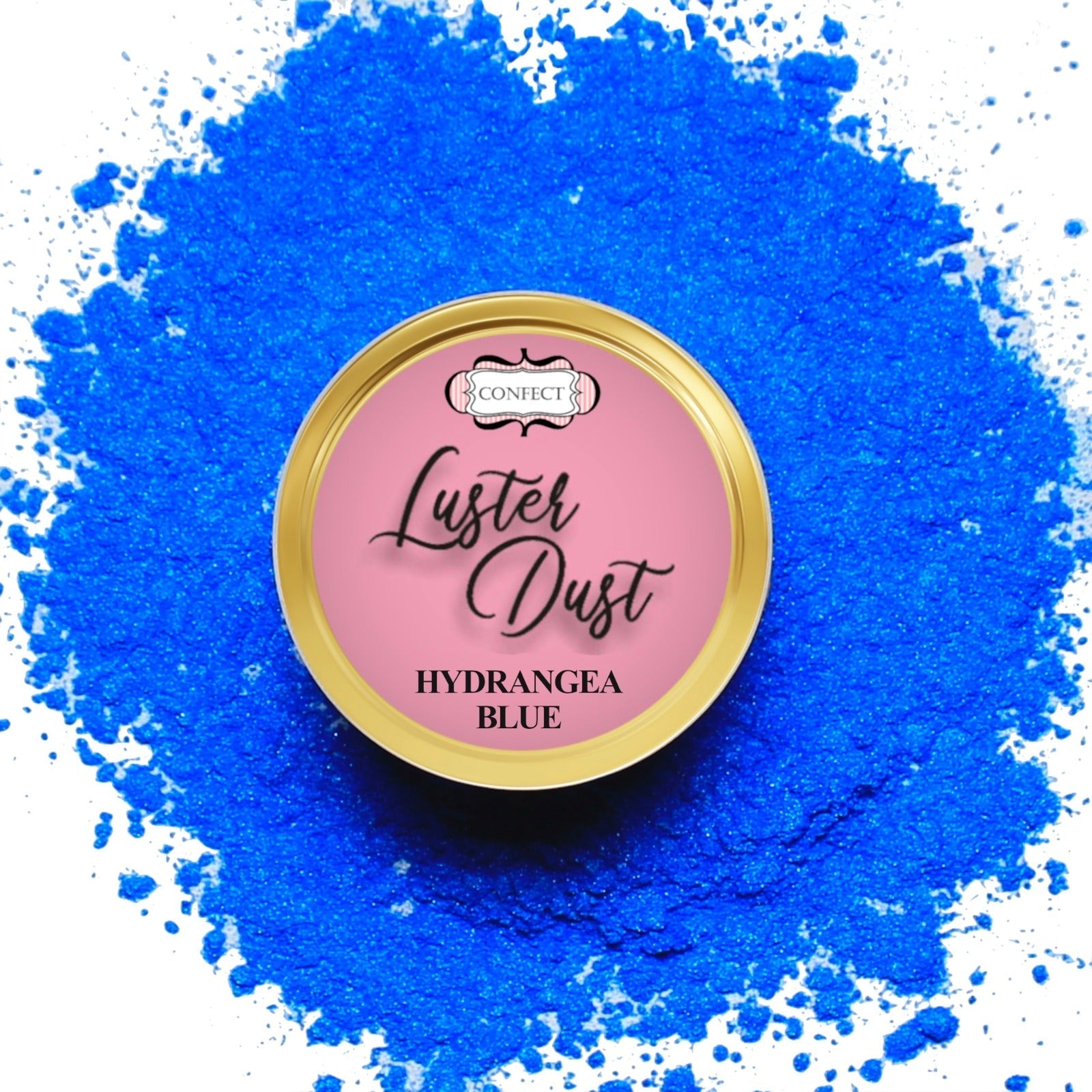 Confect Edible Luster Dust – Pack of 5 | Pink, Yellow, Green, Blue, Purple |