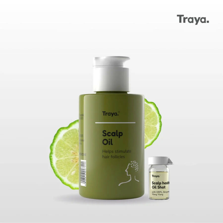 Traya Scalp Oil with Scalp Health Oil Shot  Grab2Buy Traya Grab2Buy