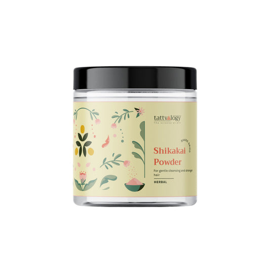 Tattvalogy Natural Shikakai Powder - Herbal Hair Mask which Conditions & Adds Shine for Silky Hair