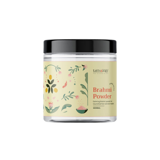 Tattvalogy Brahmi Powder -Brahmi Leaves, Conditions Hair, Adds Shine & Promotes Silky, Healthy Hair