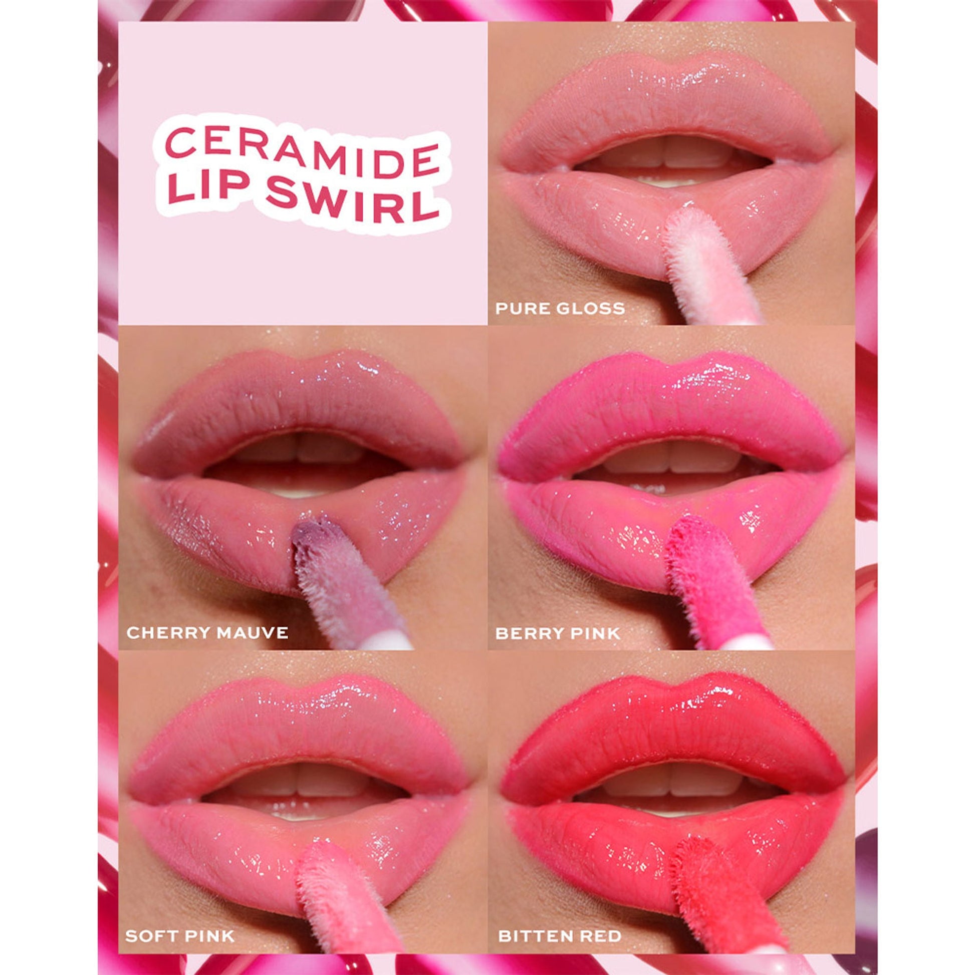 Makeup Revolution Ceramide Swirl Lip - Cherry Mauve
