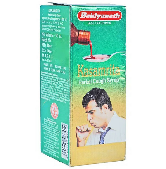 Baidyanath Jhansi Kasamrita Herbal Cough Syrup 
