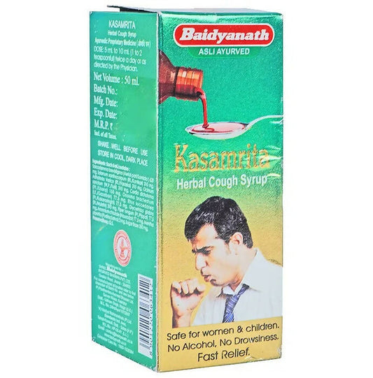 Baidyanath Jhansi Kasamrita Herbal Cough Syrup - Grab2buy