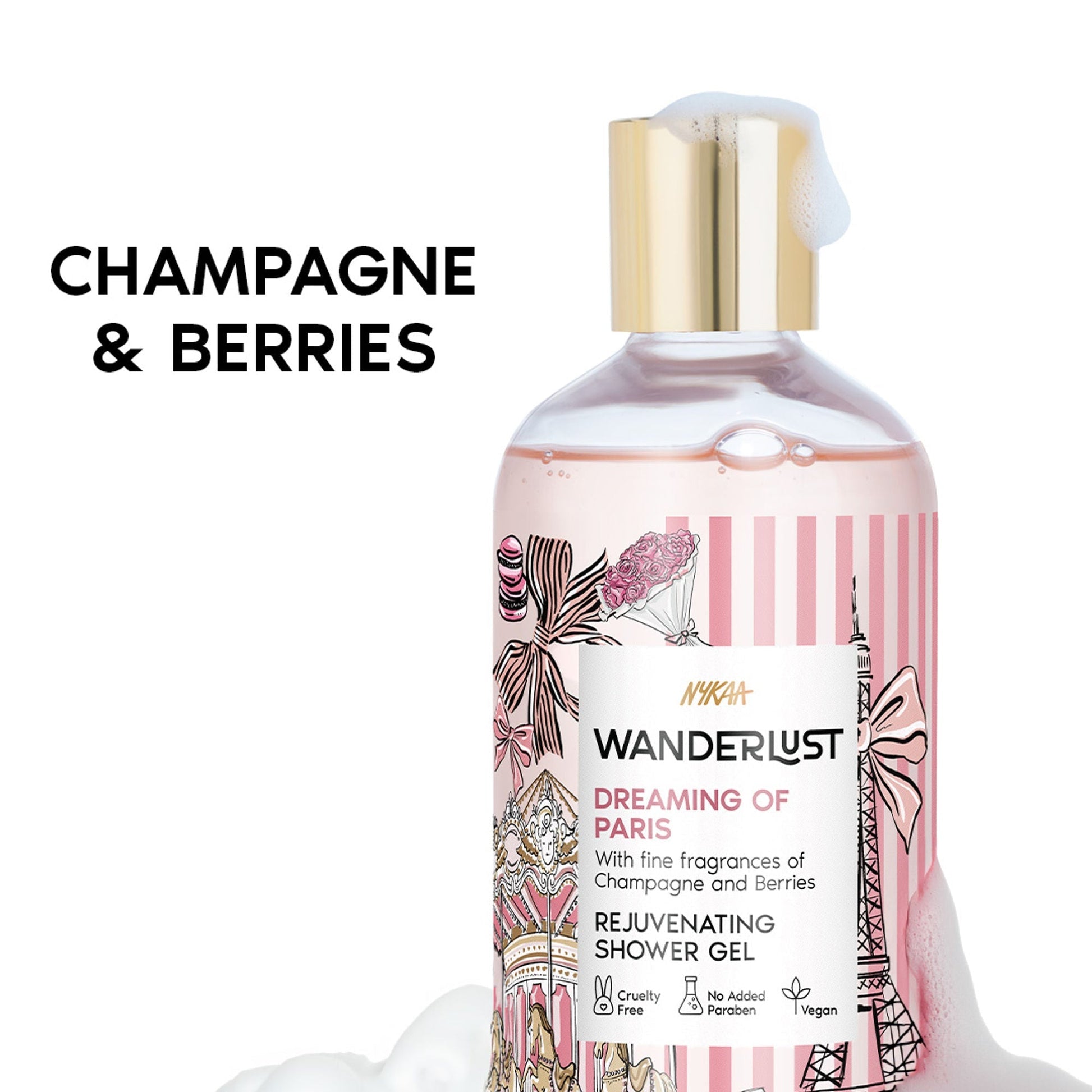 Wanderlust Shower Gels - Dreaming-Of-Paris  Grab2Buy Wanderlust Grab2Buy