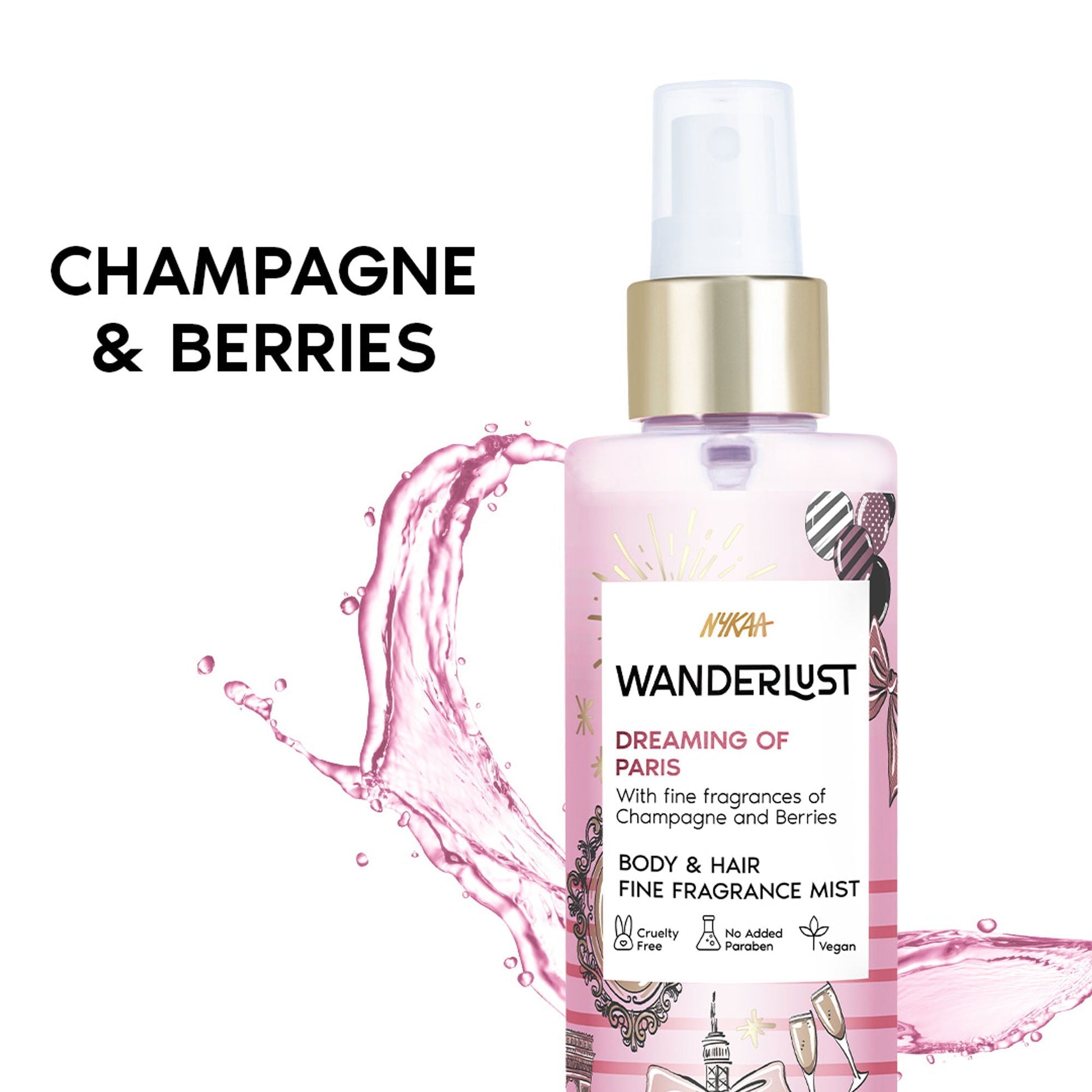 Wanderlust Fragrance Mist For Her - Dreaming-Of-Paris  Grab2Buy Wanderlust Grab2Buy