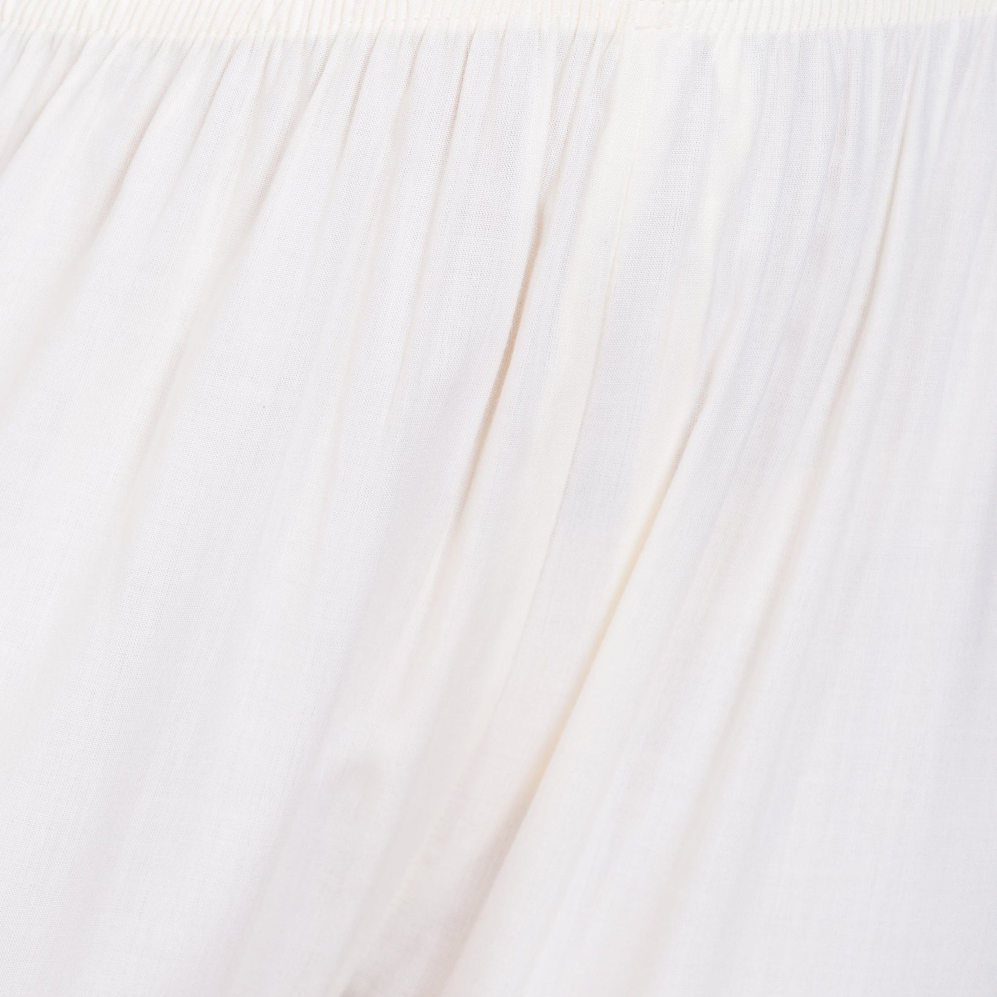 PAVONINE White Color Solid 3-Panels Flared Sharara