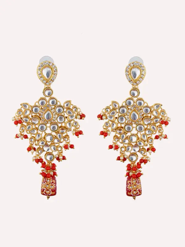 Tehzeeb Creations Kundan Bridal Set for Women & Girls Tehzeeb Creations