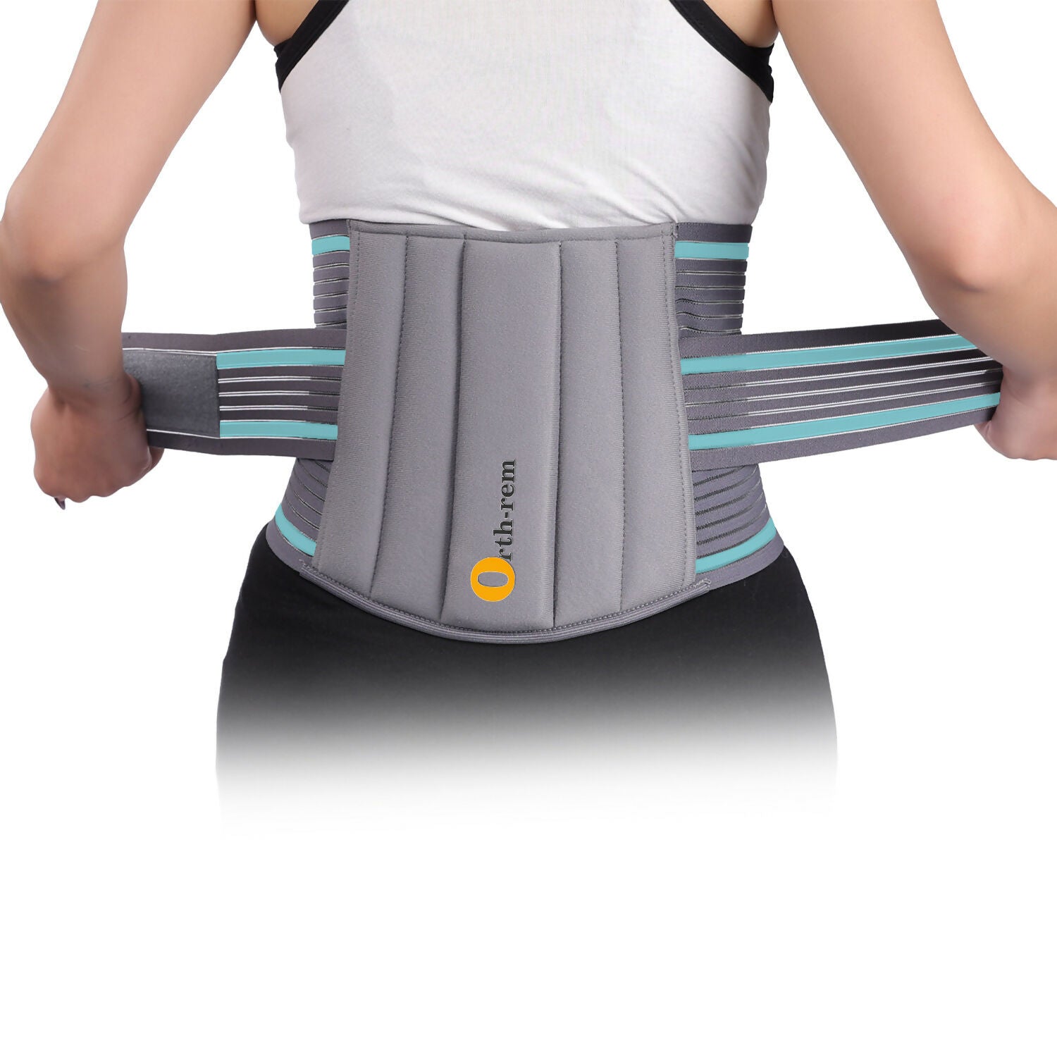 Orth-rem Back Support Brace For Men & Women Lower Back Pain Relief Belt 