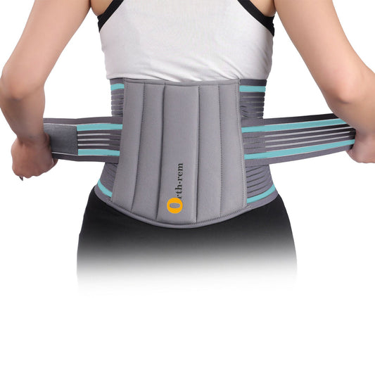 Orth-rem Back Support Brace For Men & Women Lower Back Pain Relief Belt 