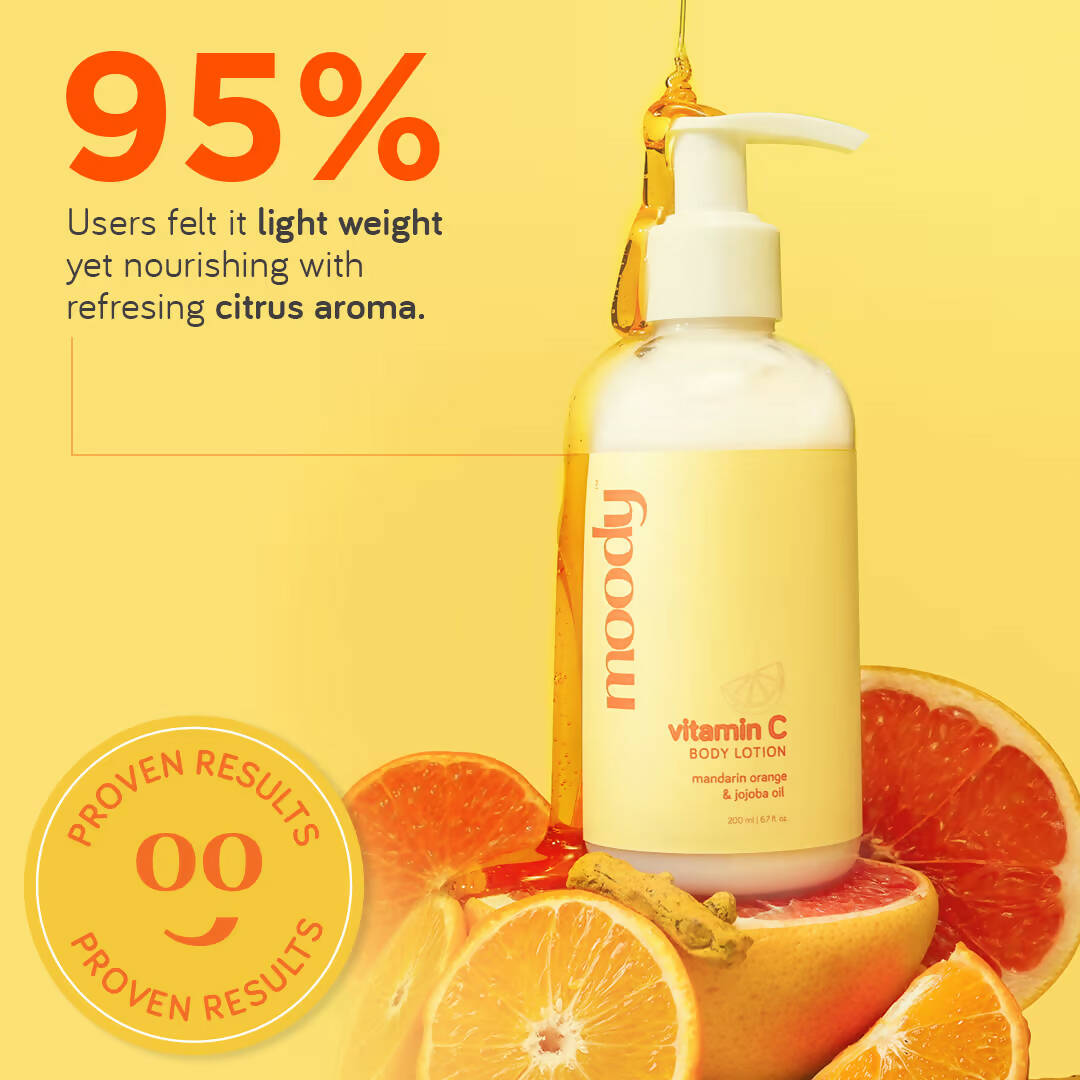 Moody Vitamin C Body Lotion with Mandarin Orange & Jojoba Oil 