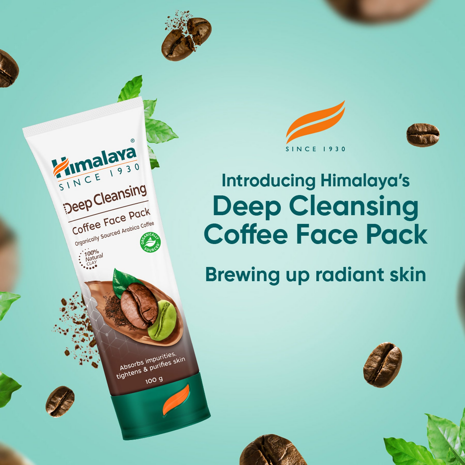 Himalaya Deep Cleansing Coffee Face Pack | Ayurvedic Coffee Face Mask for Clear Skin 