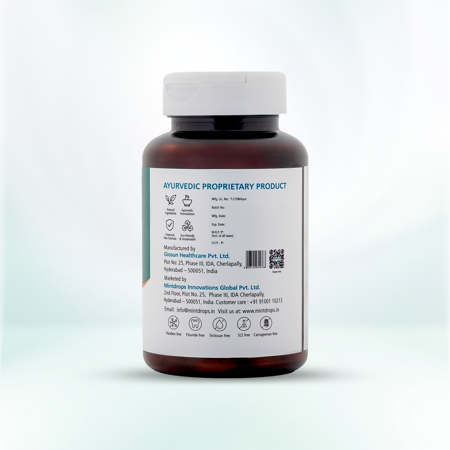 Mintdrops MouthMend Chewable Tablets (for Mouth Sores and Inflammation) 