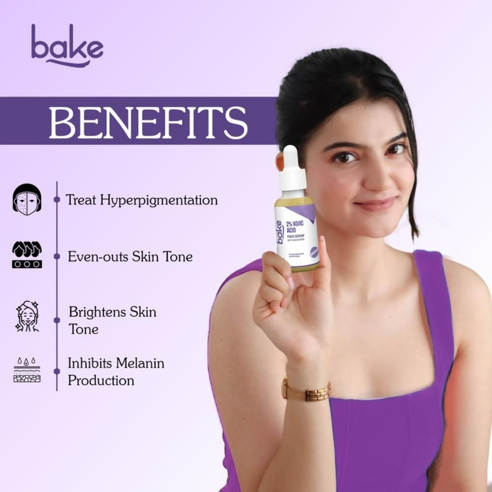 Bake 2% Kojic Acid Face Serum With Niacinamide  Grab2Buy Bake Grab2Buy