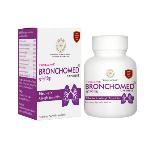 Pentacare Ayurveda Bronchomed Capsules - Grab2buy