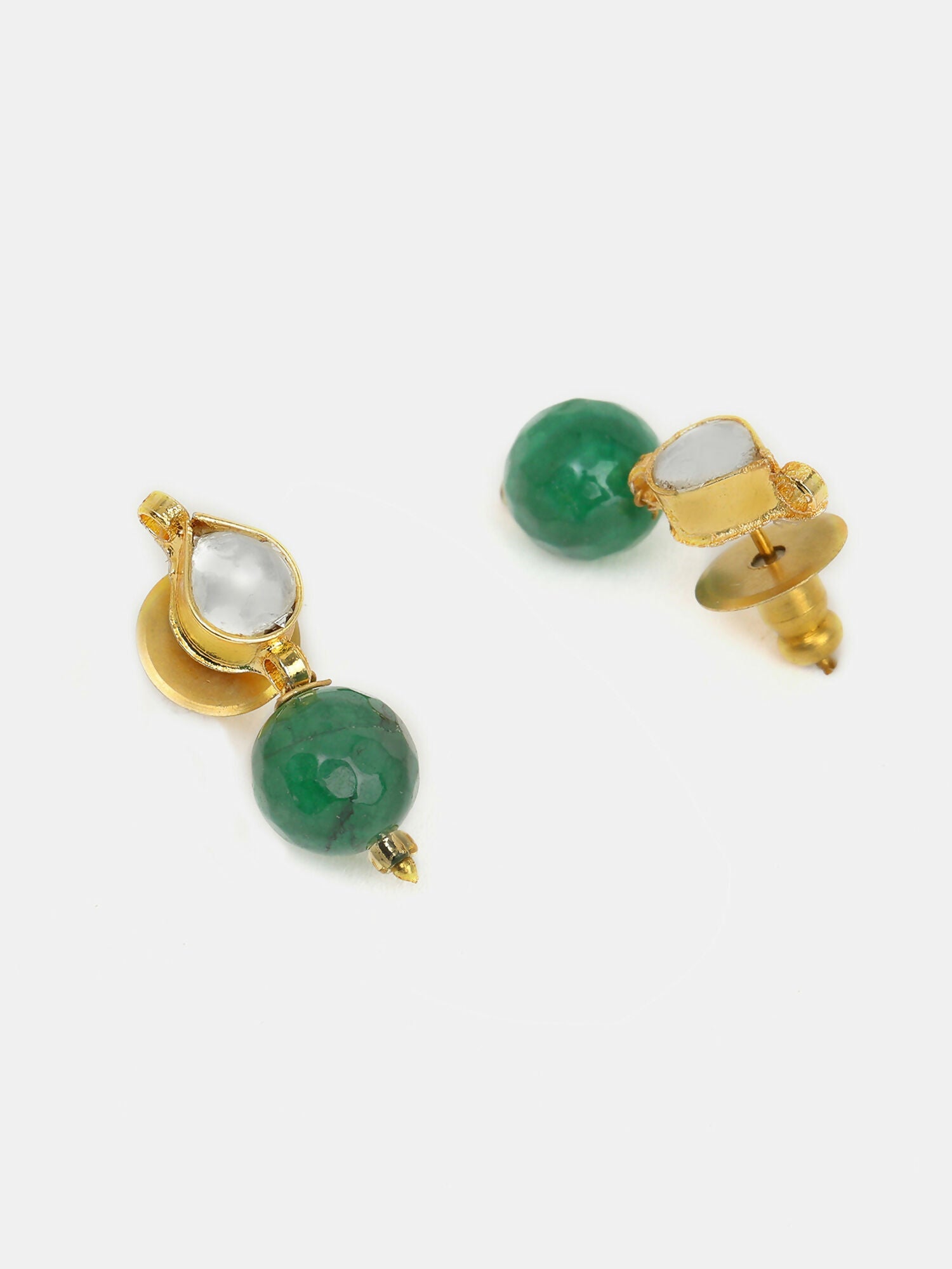 Ruby Raang Maang Tikka And Earrings Set