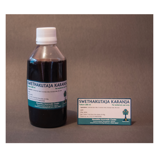 Shreshtha Herbals Swetakutaja Karanja Tailam 