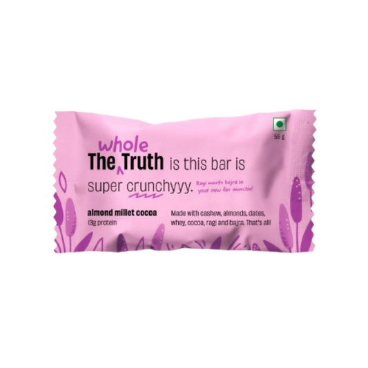 The Whole Truth Protein Bar - Almond Millet Cocoa  Grab2Buy The Whole Truth Grab2Buy