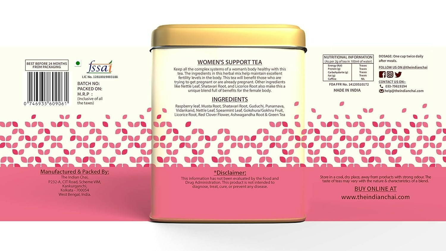 The Indian Chai – Women’s Support Tea 