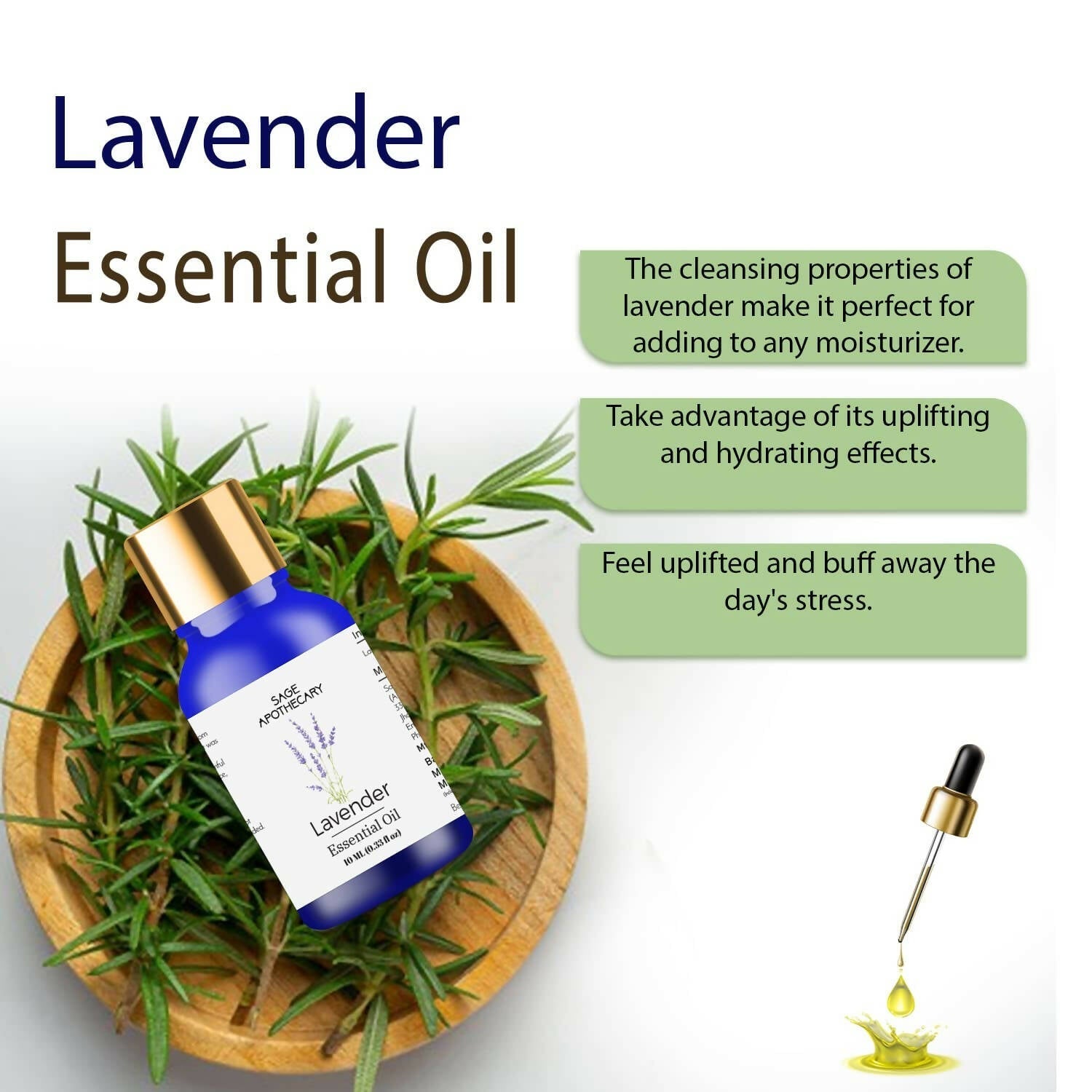 Sage Apothecary Lavender Essential Oil 
