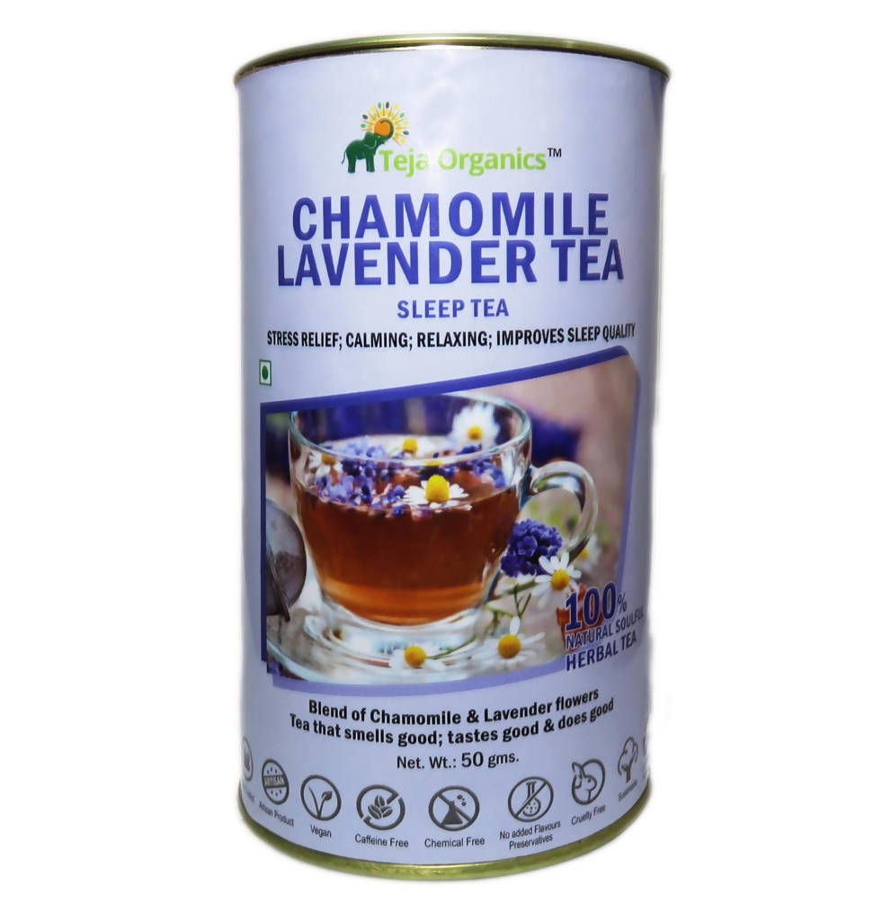Teja Organics Chamomile Lavender Tea  Grab2Buy Teja Organics Grab2Buy