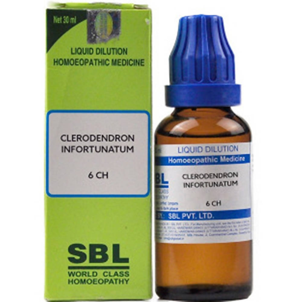 SBL Homeopathy Clerodendron Infortunatum Dilution 