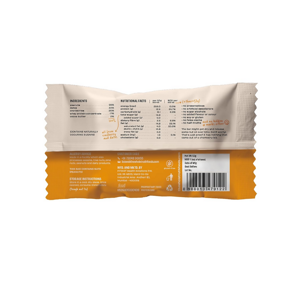 The Whole Truth Protein Bars - Peanut Butter  Grab2Buy The Whole Truth Grab2Buy