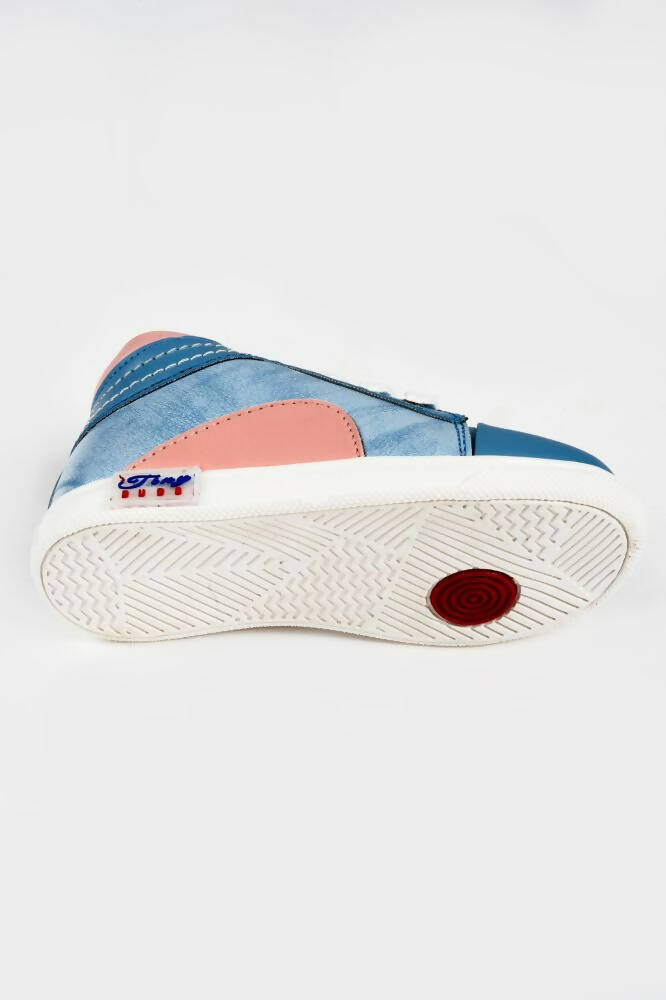 Tiny Bugs For Boys & Girls Party Wear Boots - Sky Blue  Grab2Buy Tiny Bugs Grab2Buy