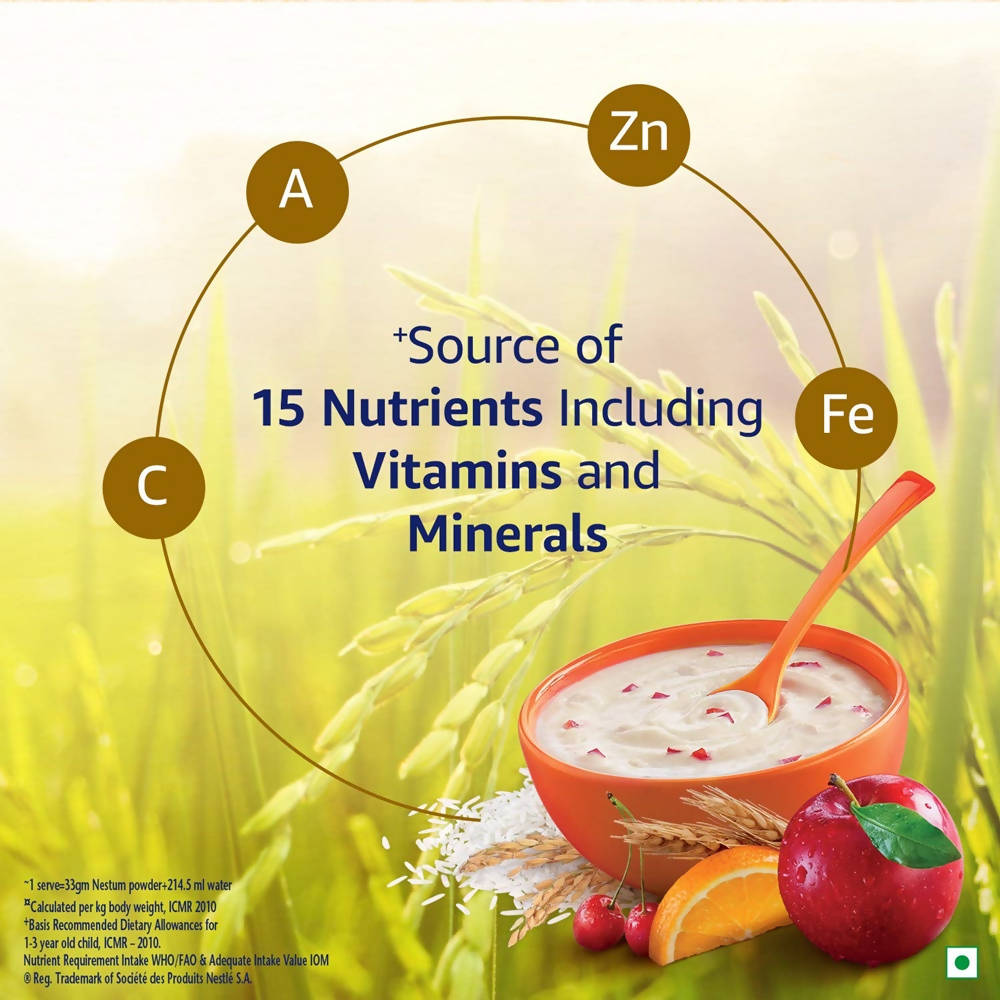 Nestle Nestum Baby Cereal-Rice Fruits (10 to 24 Months) 