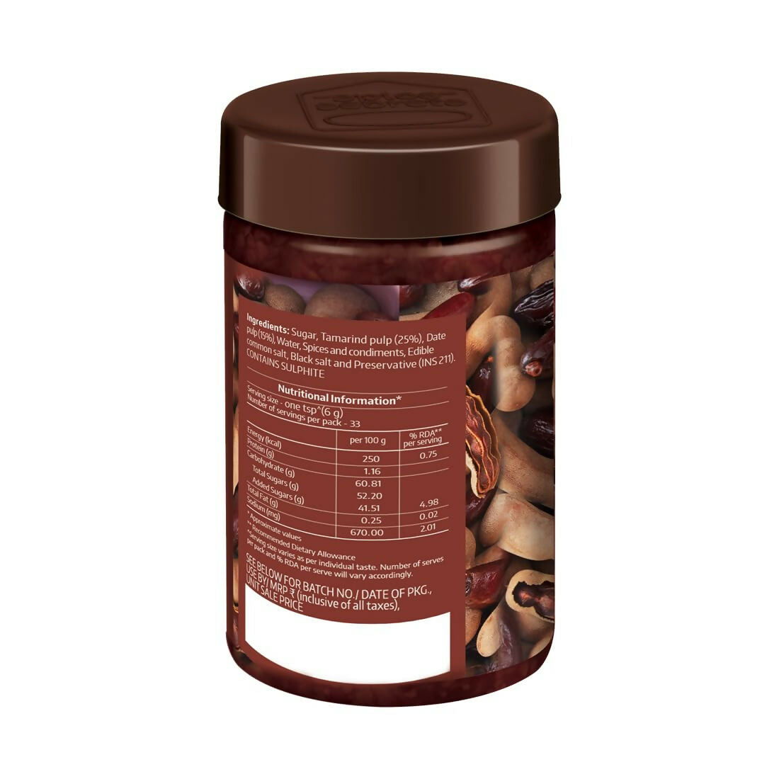 Society Tamarind Date Chutney Jar 