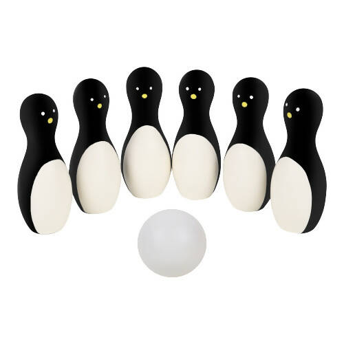 Matoyi Wooden Penguin Bowling Set For Kids - Grab2buy