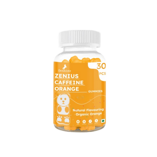 Zenius Caffeine Orange Gummies  Grab2Buy Zenius Grab2Buy