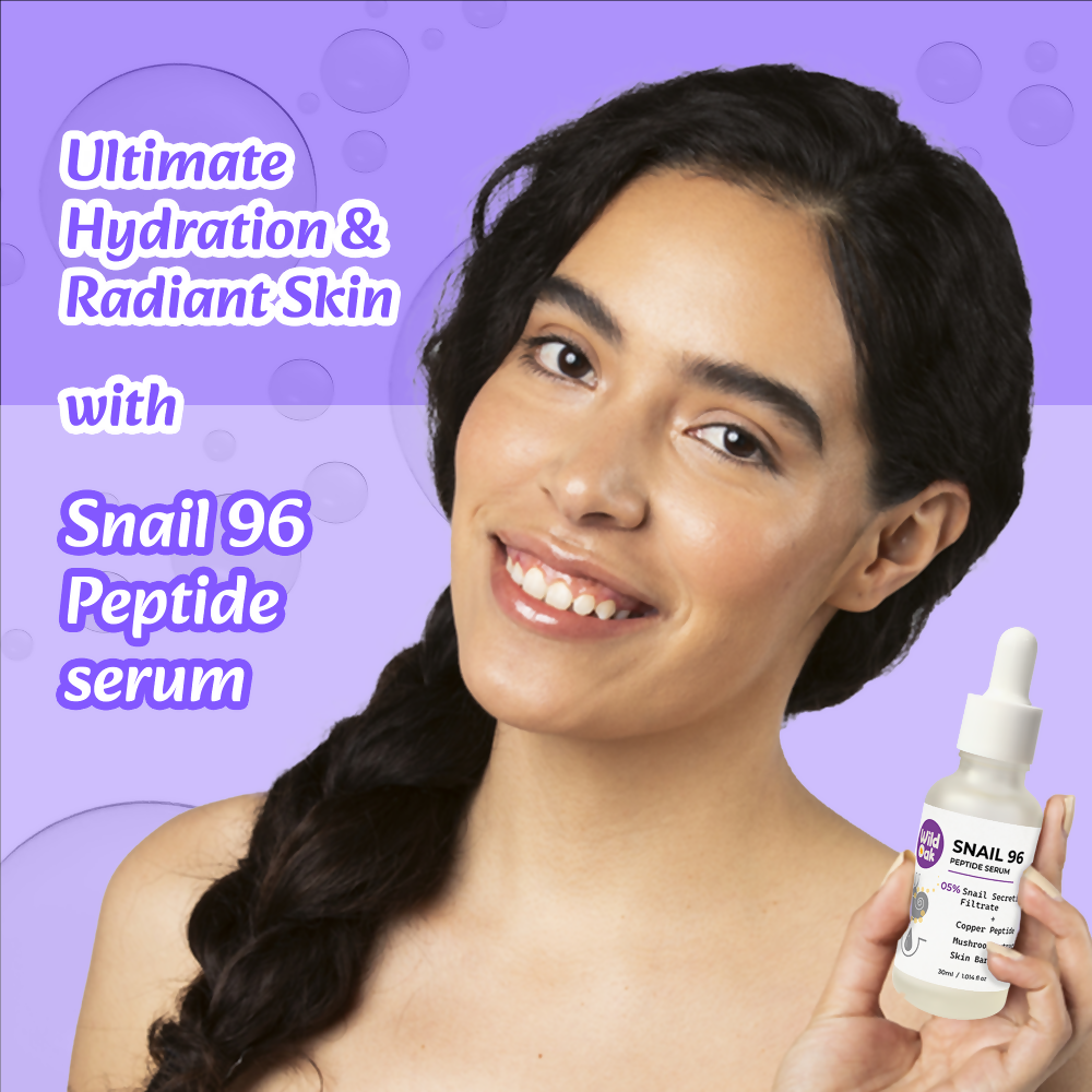 Wild Oak Korean Snail 96 Peptide Serum Glass Skin, Skin Hydration Hyper Pigmentation Anti-Aging & Wrinkles  Grab2Buy Wild Oak Grab2Buy