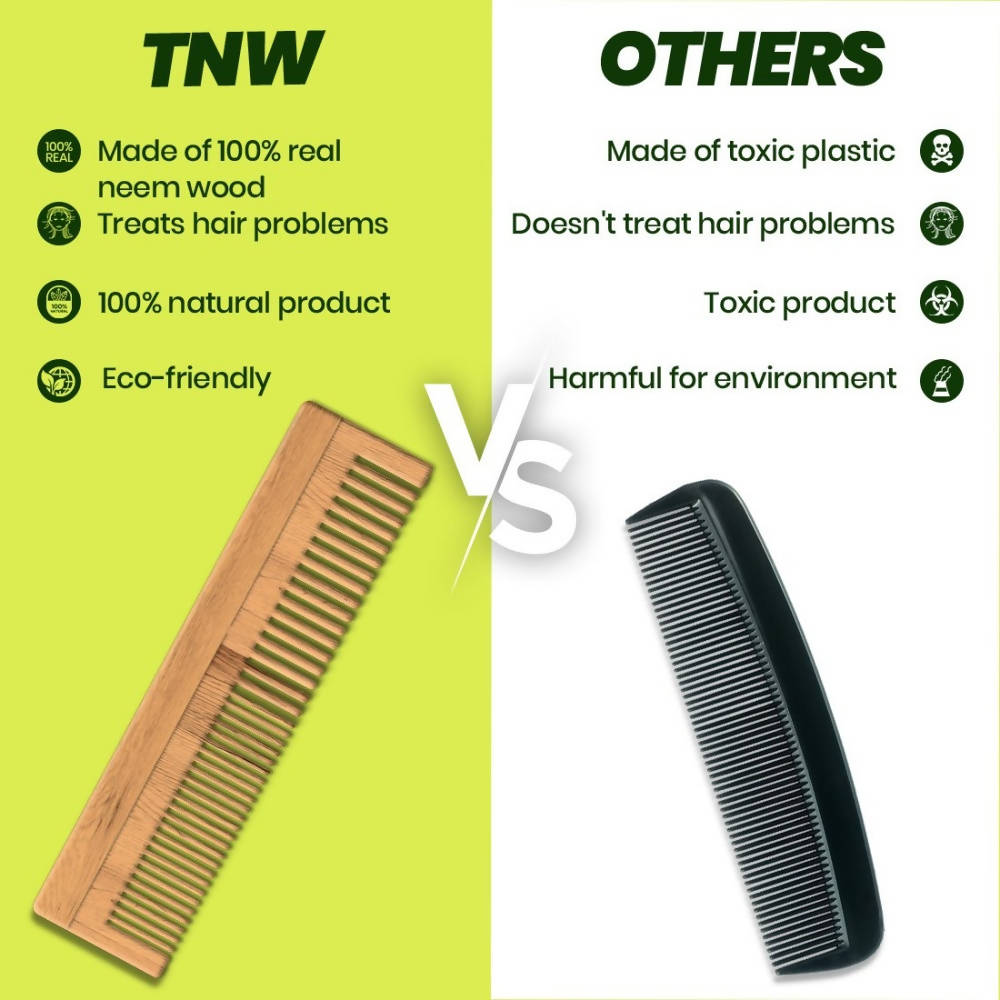 The Natural Wash Neem Wood Comb  Grab2Buy The Natural Wash Grab2Buy