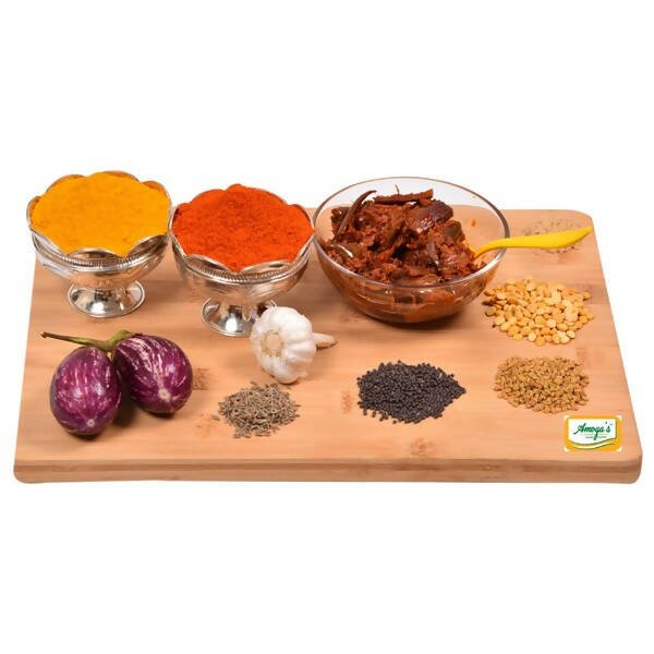 Amoga's Pickles Factory Brinjal Pickle Andhra Style - Grab2buy
