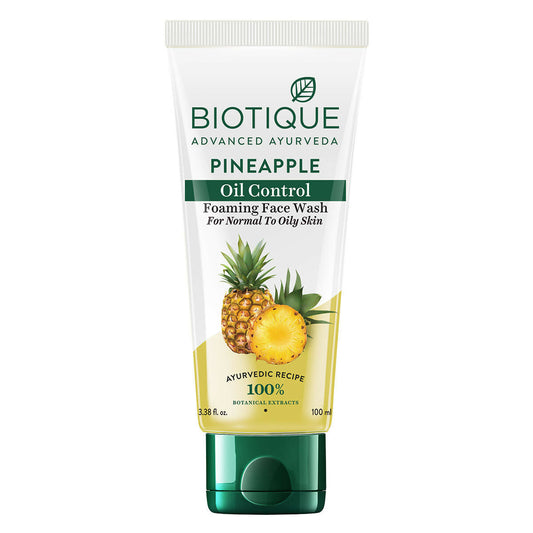 Biotique Bio Pineapple Oil Control Foaming Face Wash 