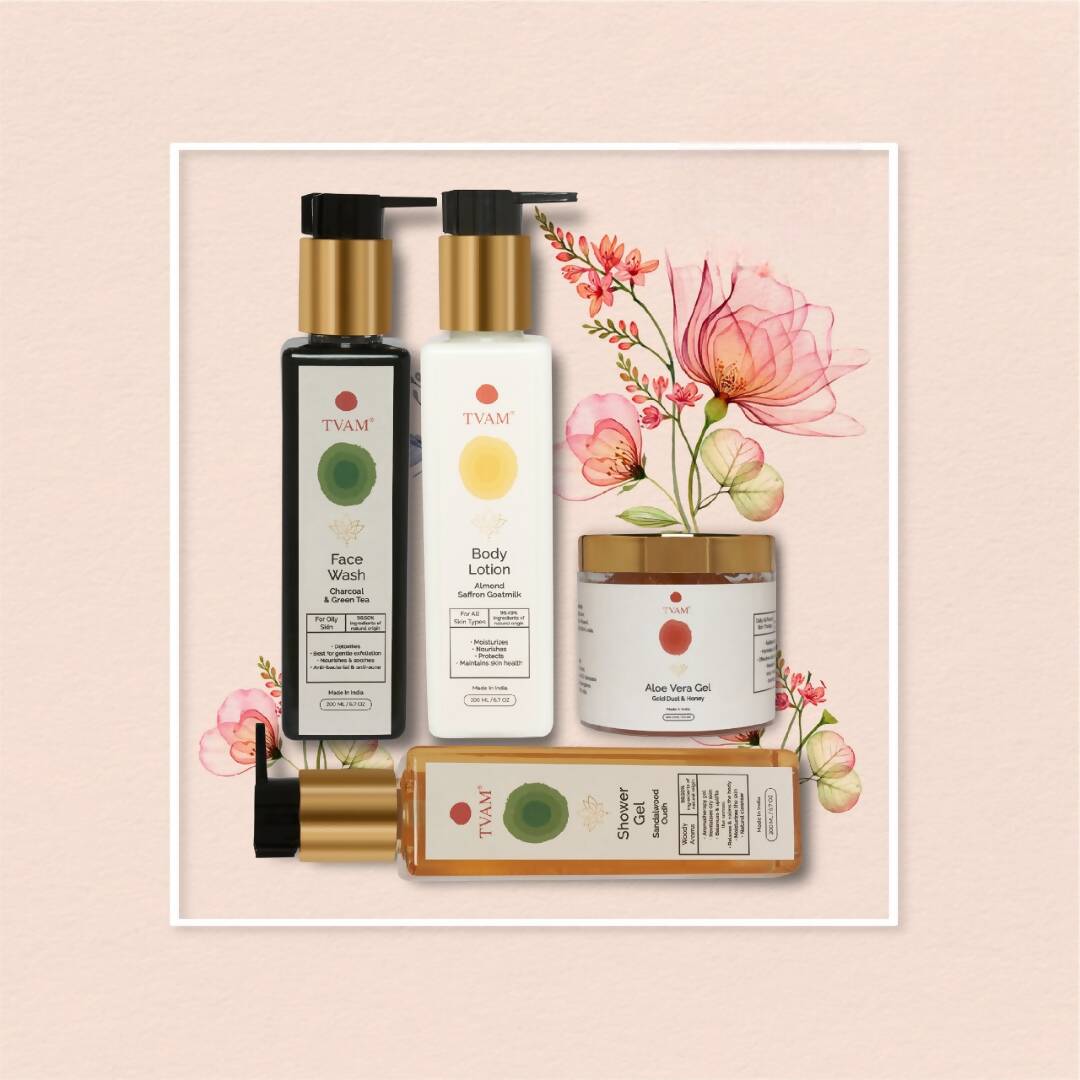 Tvam Weekly Luxury Bathing Ritual (Oily Skin)  Grab2Buy Tvam Naturals Grab2Buy