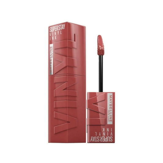 Maybelline New York Super Stay Vinyl Ink Liquid Lipstick, Instant Shine Lasts Up To 16H - Peppy