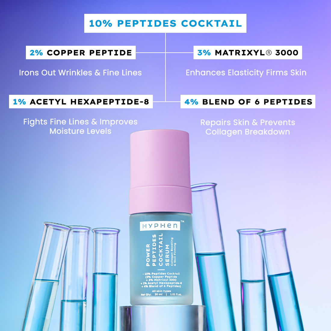 Hyphen 10% Power Peptide Cocktail Serum 