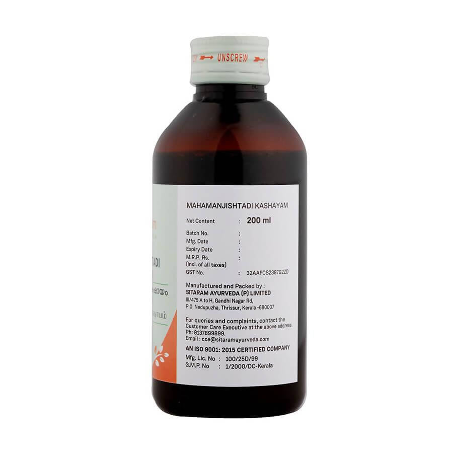 Sitaram Ayurveda Mahamanjishtadi Kashayam 