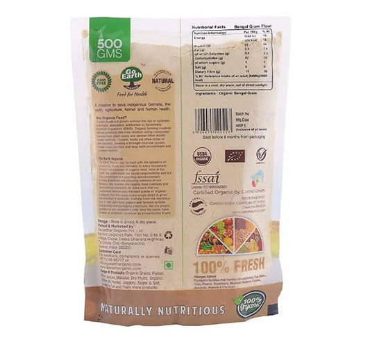 Go Earth Organic Bengal Gram Flour - Grab2buy