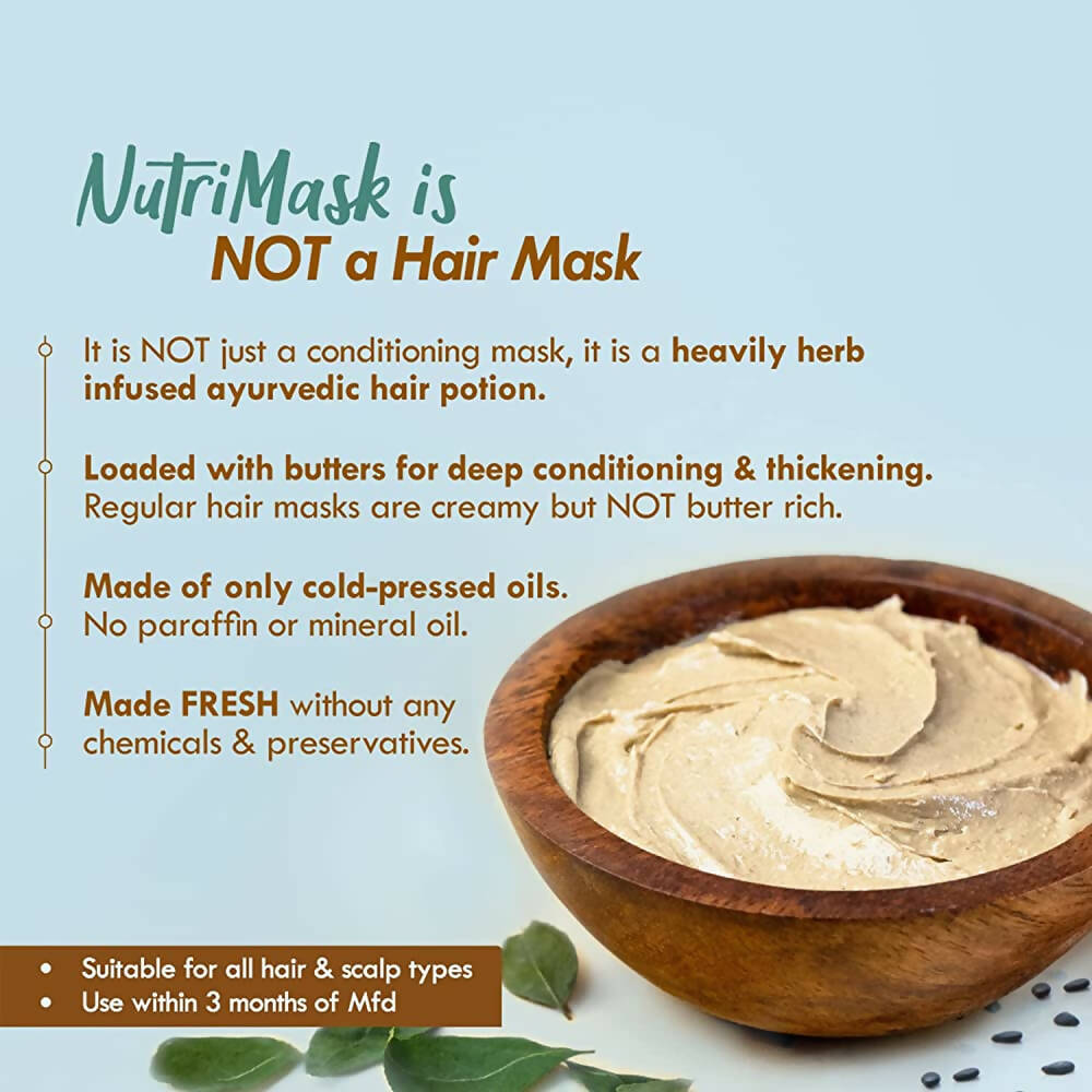Nat Habit Curry Sesame Fresh Hair Mask (Nutri Mask) - Grab2buy